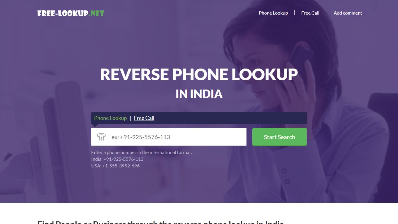 Reverse phone lookup in India | Free Lookup