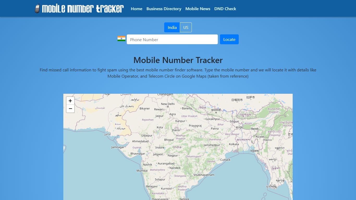 Mobile Number Tracker (India) On Google Maps | Mobile Number Locator ...